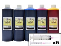 5x500ml Ink Refill Kit for CANON PFI-007, PFI-107, PFI-207, PFI-307, PFI-707